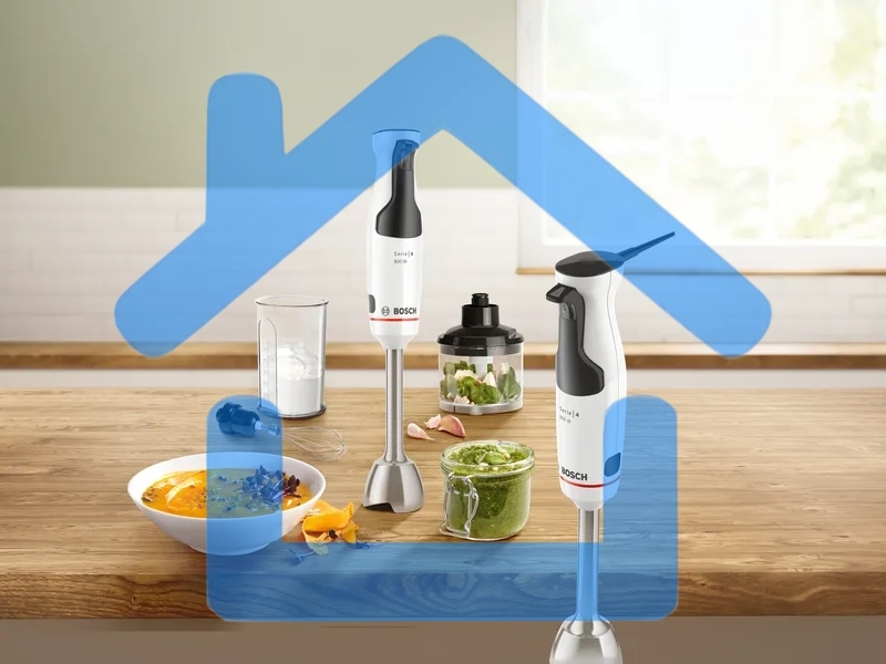 Блендер погружной Bosch MSM4W421 800Вт белый