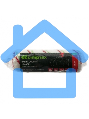 Валик сменный Эмали,180 мм,ворс 12 мм, D 48 мм, D ручки 8 мм,полиамид,полиакрил Сибртех