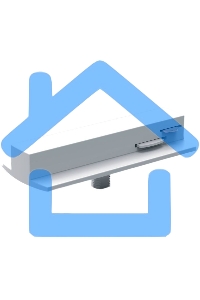 Адаптер Gauss для подключения светильника к трековой системе с фиксир. шайбой белый 1/50 TR125