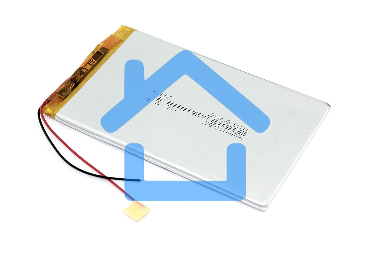 Аккумулятор Li-Pol (батарея) 2.5*60*100мм 2pin 3.7V/2500mAh