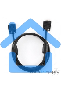 Кабель Gembird/Cablexpert CC-PPVGA-6B,Кабель VGA Premium,15M/15M, 1.8м, тройн.экран, феррит.кольца, черный, пакет
