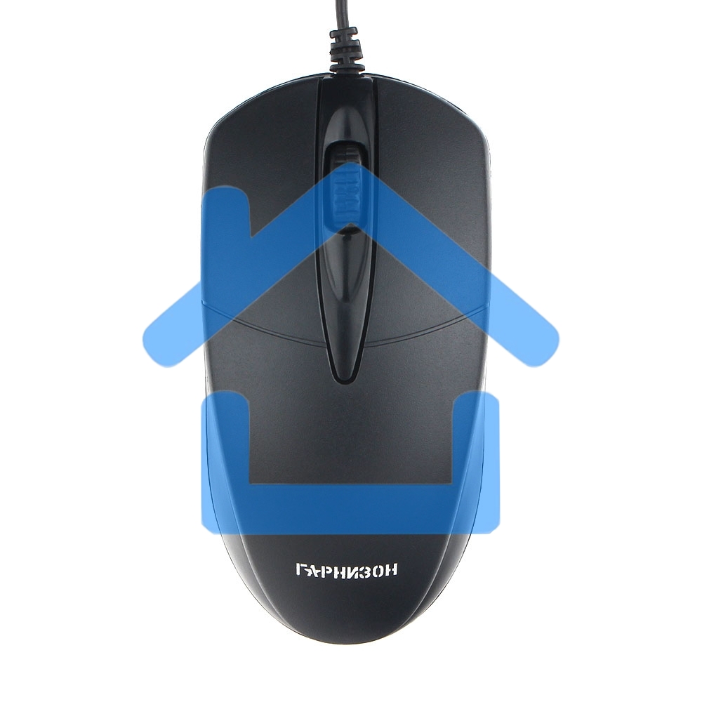 Мышь проводная Гарнизон GM-220 черный, 1000 dpi, USB, кнопки - 3