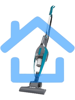 Пылесос ручной Starwind SCH1250 бирюзовый/серый 1000Вт уборка сухая контейнер