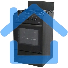 Плита газовая Darina S GM 441 001 At антрацит/черный, конфорок 4 шт, духовка 50 л, 50 см x 85 см x 51 см