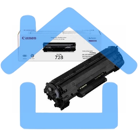 Картридж лазерный Canon 728 черный (2100 стр.) для Canon MF4410/4430/4450/4550/4570/4580