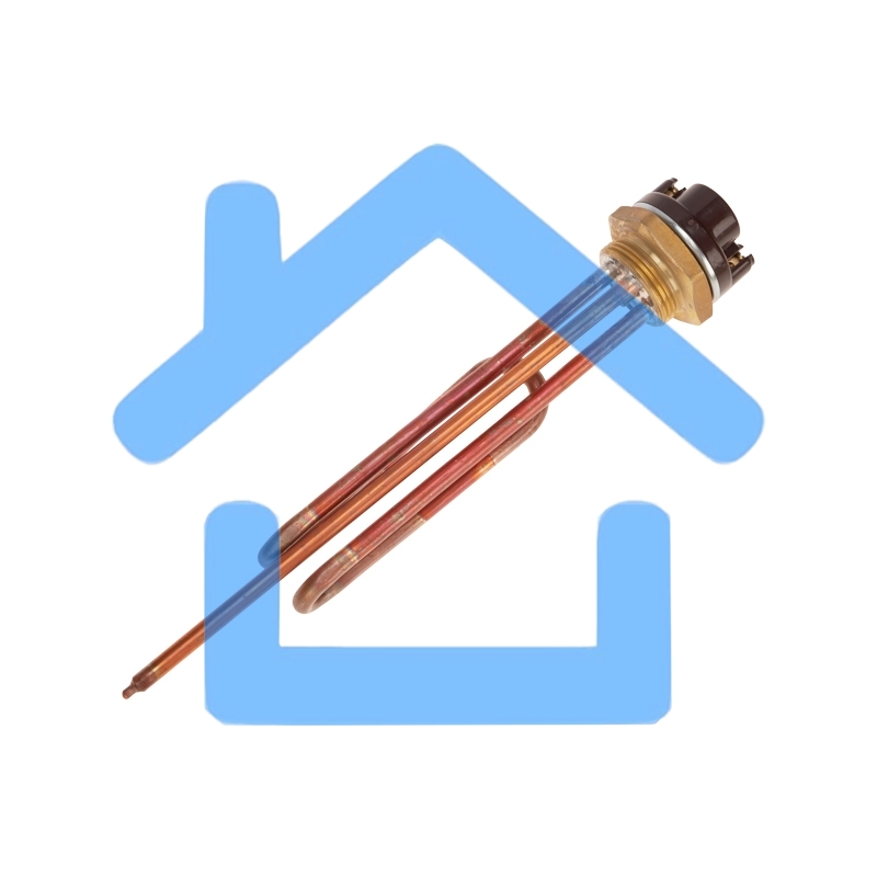 Нагревательный элемент для бойлера, ТЭН, RCT-2500 Вт, фланец М6, 42 мм, с терморегулятором 70 градусов и уплотнительным кольцом