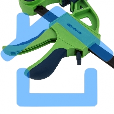 Струбцина СИБРТЕХ F-образная, быстрозажимная 20567