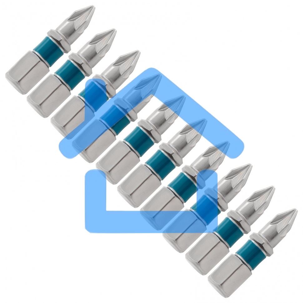 Набор бит GROSS РZ1x25, сталь S2, 10шт 11339