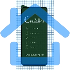 Керамическая пленка (стекло) для OPPO Reno 4 черный