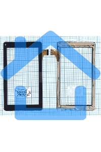 Сенсорное стекло (тачскрин) ZJ-70065G, черное