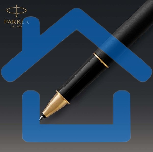 Ручка роллер Parker Sonnet Core T528 (CW1931518) Matte Black GT F черный подар.кор.