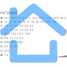 Отвертка с набором бит Jakemy JM-8175