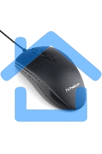 Мышь проводная Гарнизон GM-220 черный, 1000 dpi, USB, кнопки - 3