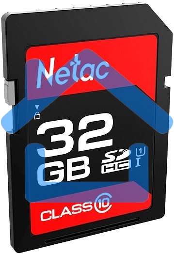 Флеш карта SDHC 32Gb Netac Class 10 UHS-I U1 P600 NT02P600STN-032G-R