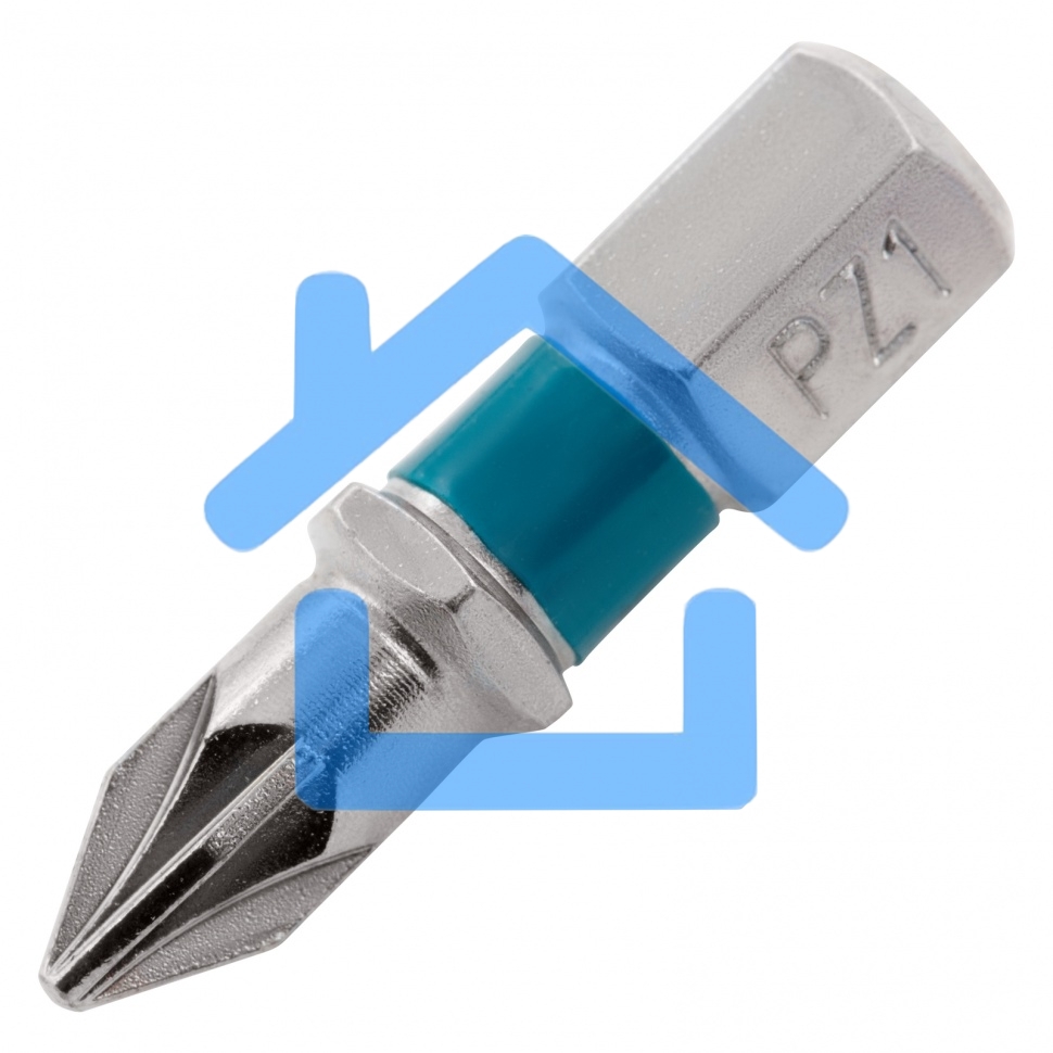 Набор бит GROSS РZ1x25, сталь S2, 10шт 11339