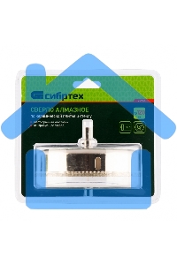 Сверло по керамической плитке и стеклу, 120 х 55 мм, 6 гр.хв-к, с центр. сверлом Сибртех