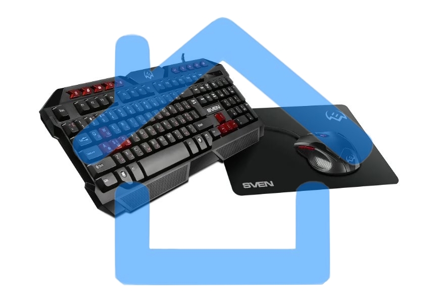 Набор SVEN GS-9200 игровые клавиатура, мышь и коврик