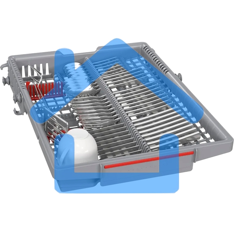 Встраиваемая посудомоечная машина Bosch SPV4HMX55Q, черный, 44.8 см, 10 компл., 45 дБ, класс A+