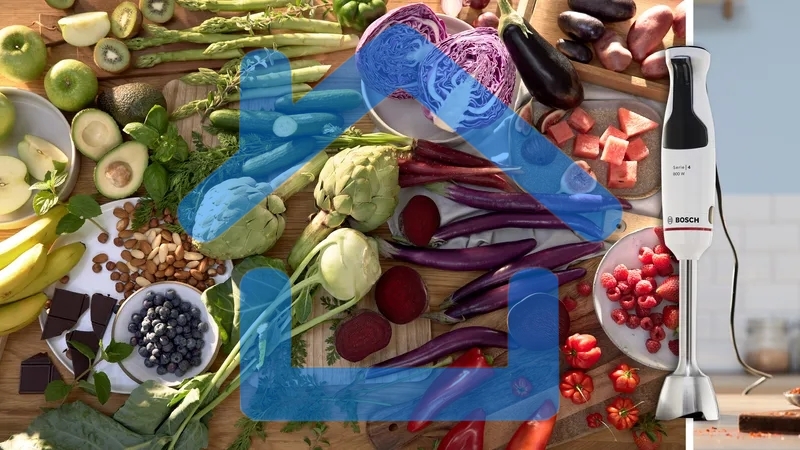 Блендер погружной Bosch MSM4W421 800Вт белый