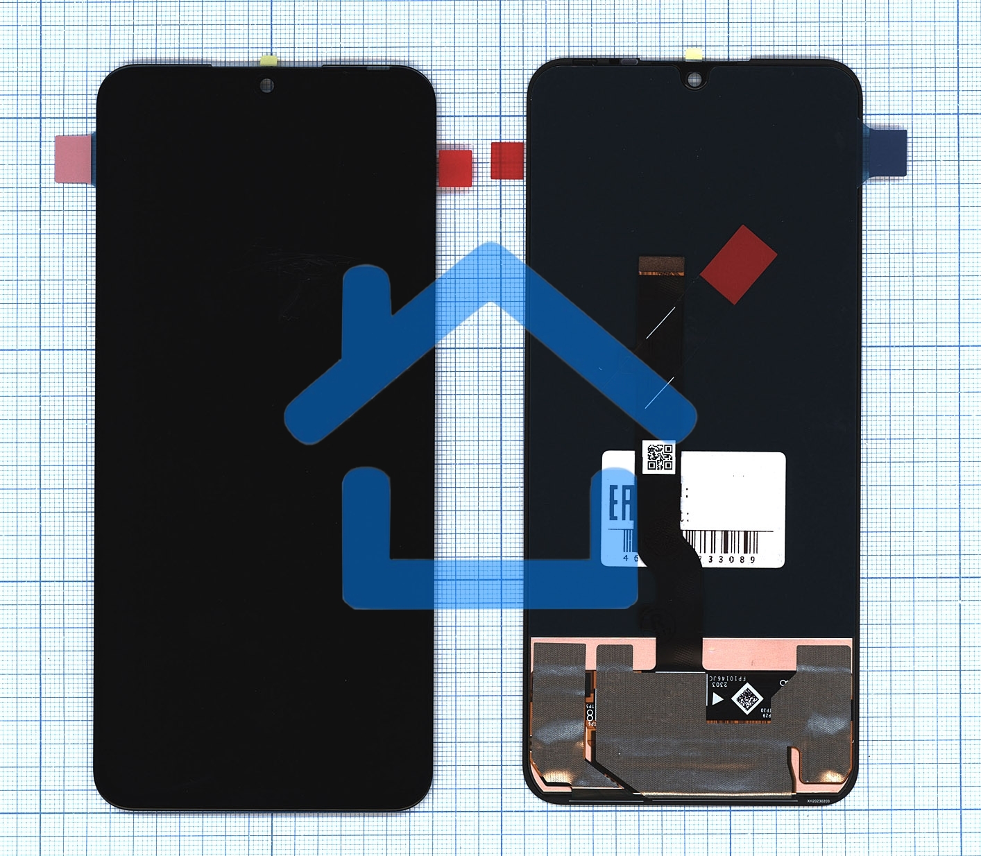 Дисплей (модуль) для Infinix Note 12 Pro, Note 12 (2023) в сборе с тачскрином (orig lcd) черный