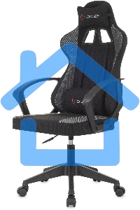 Кресло игровое Zombie Carry черный/серый, крестов. пластик