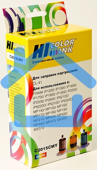 Заправочный набор CanonCL-41 3x20ml, color(Hi-Black) NEW