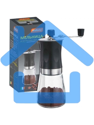 Кофемолка ручная MALLONY, серия Mulino р-р 6,6*18 см, 004681 (подупак.6 шт)