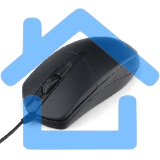 Мышь проводная Гарнизон GM-220 черный, 1000 dpi, USB, кнопки - 3