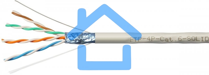 Кабель NEOMAX NM20611 FTP cat.6, 4 пары, (305м) 0.57 мм LSZH Медь