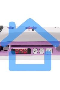 Щипцы для волос Galaxy Line GL 4516, фиолетовый, 45 Вт, максимальная температура 200°С, система ультразвукового распыления воды, съемный резервуар для воды, нагр. элемент с защитой от перегрева, пластины с керам. покрытием, ЖК-дисплей с индикацией темпера