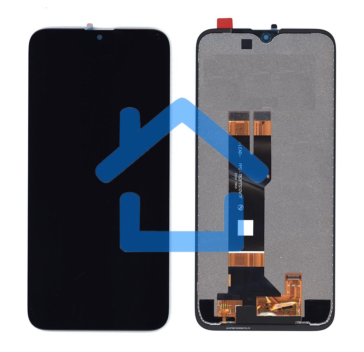Дисплей для Nokia 2.3 черный