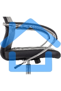 Кресло руководителя Бюрократ CH-610SL черный эко.кожа крестов. металл хром пластик черный