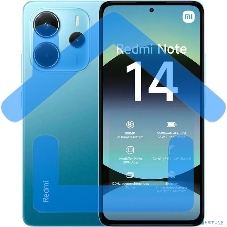 Смартфон Xiaomi Redmi Note 14, 6/128Gb, голубой