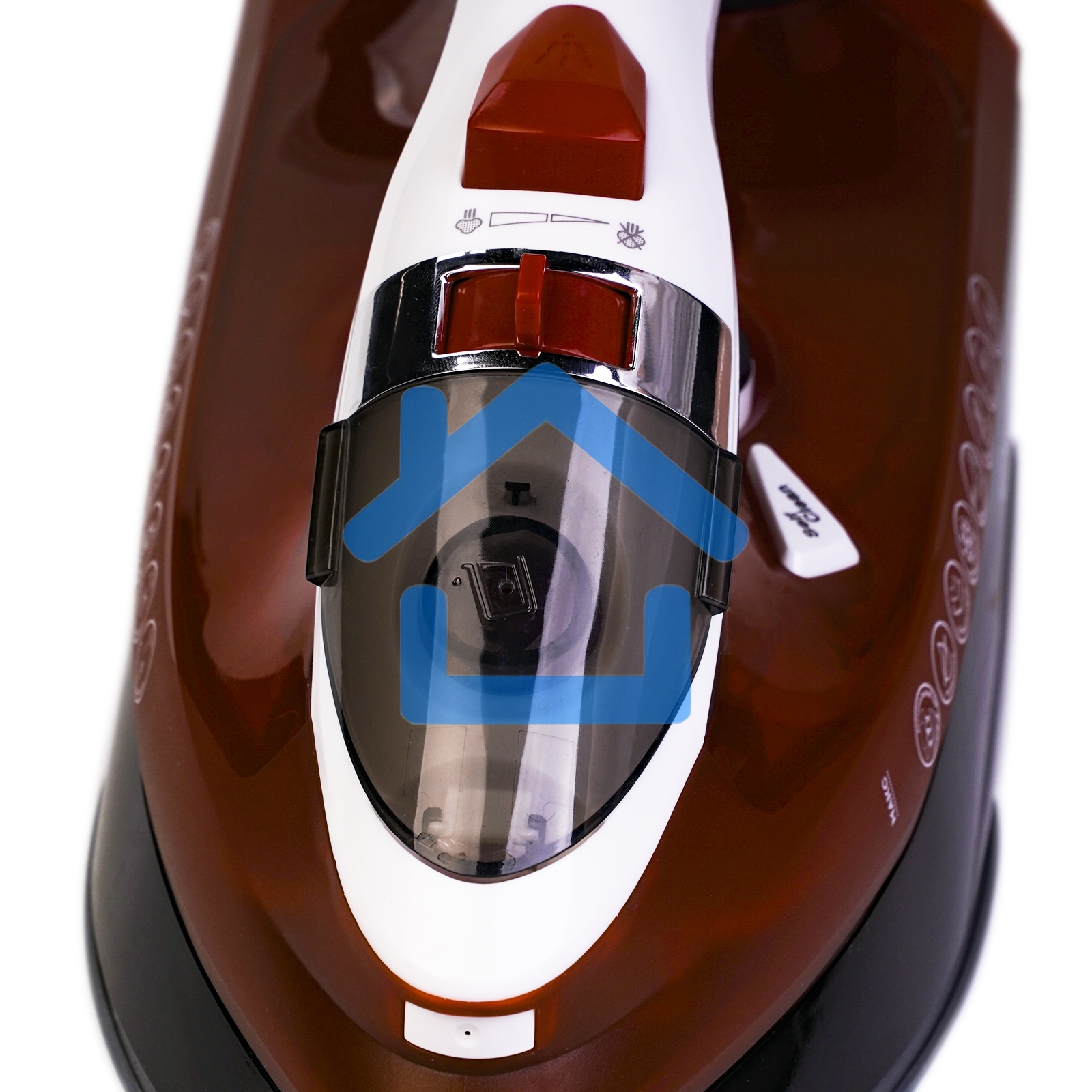 Утюг Galaxy GL 6131, оранжевый, паровой, 2500 Вт, подача пара до 50 г/мин, паровой удар до 230 г/мин, функции: автоотключение, самоочистка, антикапля, антинакипь, функция увлажнения, вертикальное отпаривание, керамическое покрытие подошвы, защита от перег