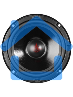 Колонки автомобильные Ural Авангард АС-А1625К 230Вт 93дБ 4Ом 16.5см (6 1/2дюйм) (ком.:4кол.) компонентные двухполосные