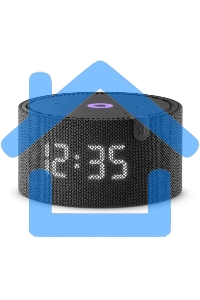 Умная колонка Яндекс Станция Мини, 10Вт, с голосовым ассистентом Алиса на YaGPT, с LED-часами, синий