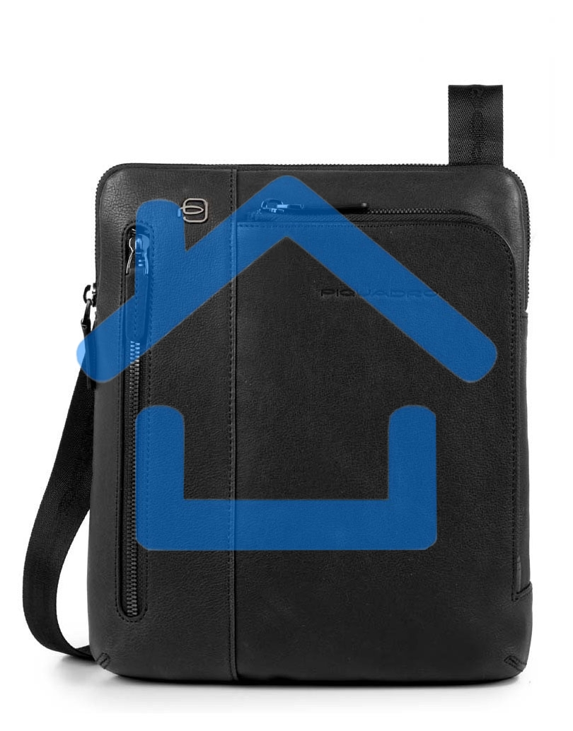 Сумка мужская Piquadro Black Square CA1816B3/N, черный, натур.кожа
