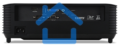 Проектор Acer X1128H, DLP, SVGA, 4800 Lm, 20000:1, EMEA, 2.7 Kg, EURO Power