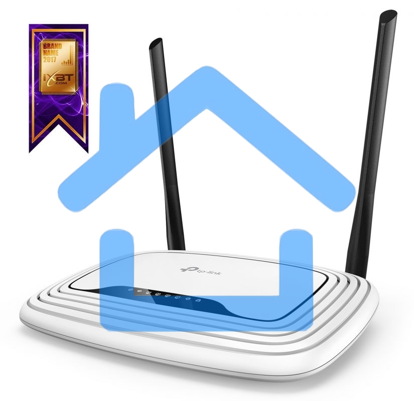 Маршрутизатор беспроводной TP-Link TL-WR841N 10/100BASE-TX