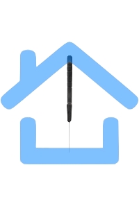 Шпатель фасадный 200 мм нержавеющая сталь, пластмассовая ручка Rexant 89-0206