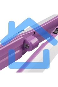 Щипцы для волос Galaxy Line GL 4516, фиолетовый, 45 Вт, максимальная температура 200°С, система ультразвукового распыления воды, съемный резервуар для воды, нагр. элемент с защитой от перегрева, пластины с керам. покрытием, ЖК-дисплей с индикацией темпера