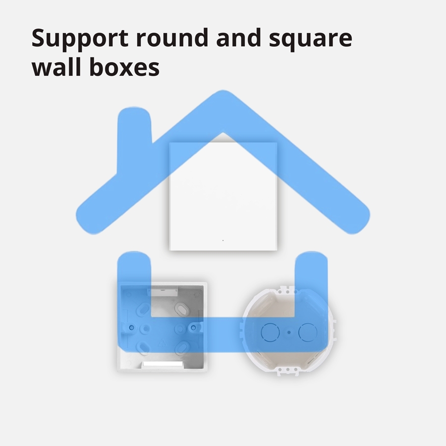 Умный выключатель одноклавишный Aqara Smart Wall Switch H1 (WS-EUK01)