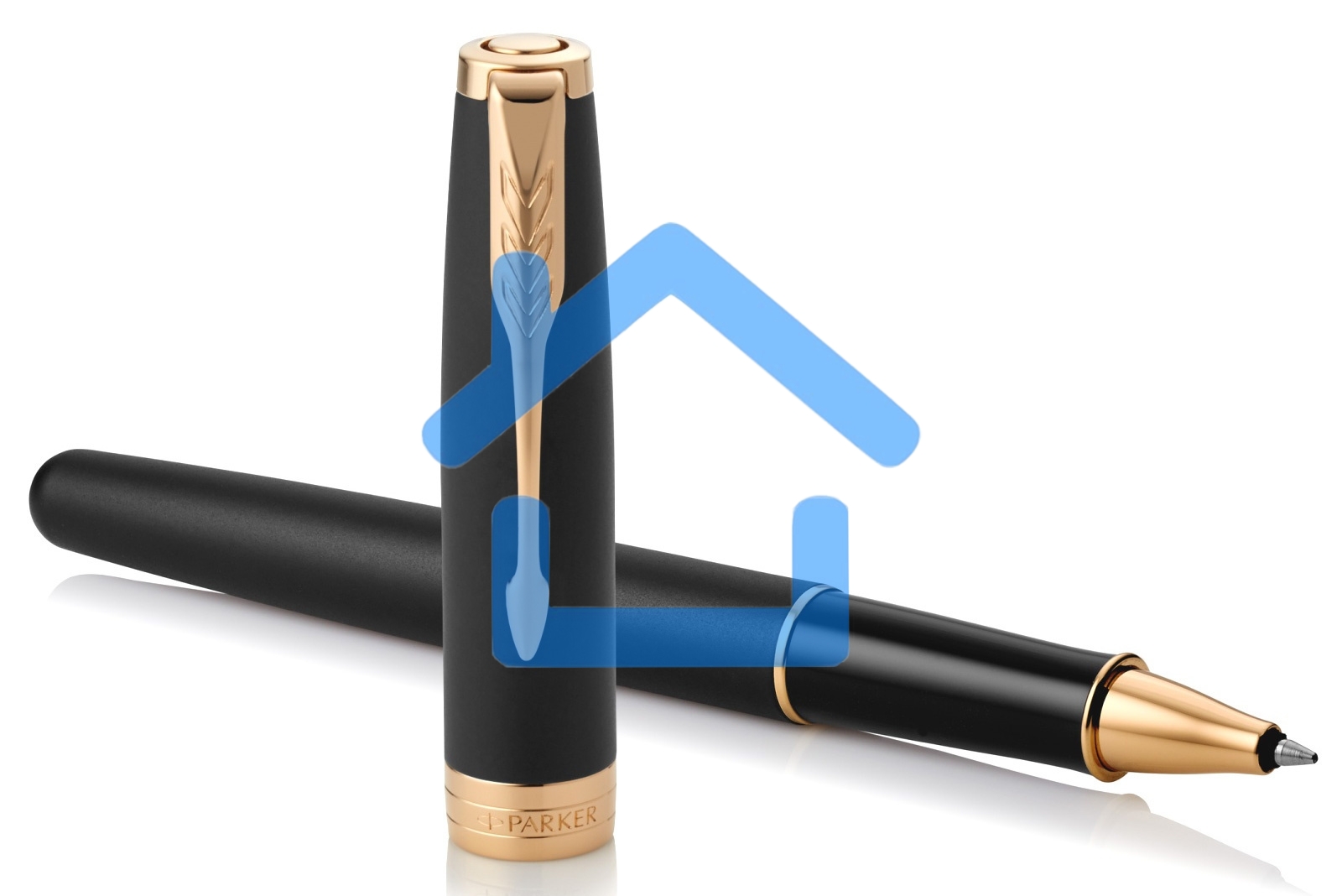 Ручка роллер Parker Sonnet Core T528 (CW1931518) Matte Black GT F черный подар.кор.