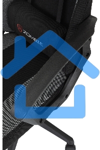 Кресло игровое Zombie Carry черный/серый, крестов. пластик