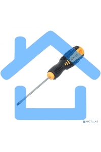 Отвертка шлицевая SL 3х75 мм, двухкомпонентная рукоятка Rexant