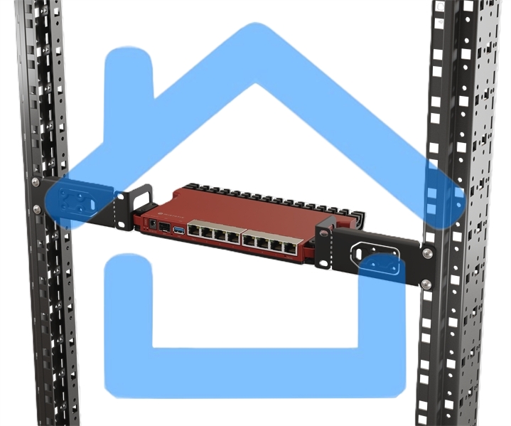 Маршрутизатор MikroTik L009UiGS-RM, 8*1Gbit, 1*SFP 2.5Gbit(вилка US)