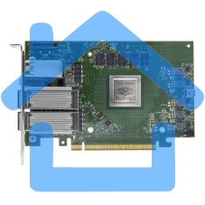 Плата сетевого контроллера, Mellanox Bluefield-2 P-Series SmartNIC 100GbE Dual-Port QSFP56, PCIe Gen4 x16, Crypto Disabled, 16Gb on-board DDR, 1GbE OOB management, Tall Bracket, FHHL. (SSTMBF2H516ACENOT)