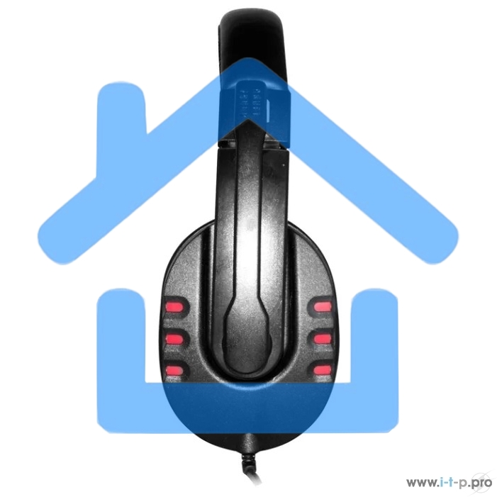 Гарнитура Oklick HS-L380G черный/красный 1.8м мониторы оголовье (JD-032)