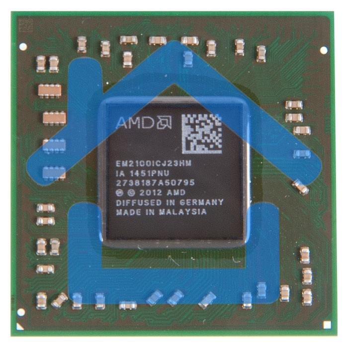 Процессор Socket FT3 AMD E1-2100 1000MHz (Kabini, 1024Kb L2 Cache, EM2100ICJ23HM)
