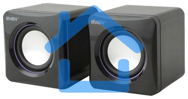 Акустическая система Sven 315 2.0 черный 5Вт